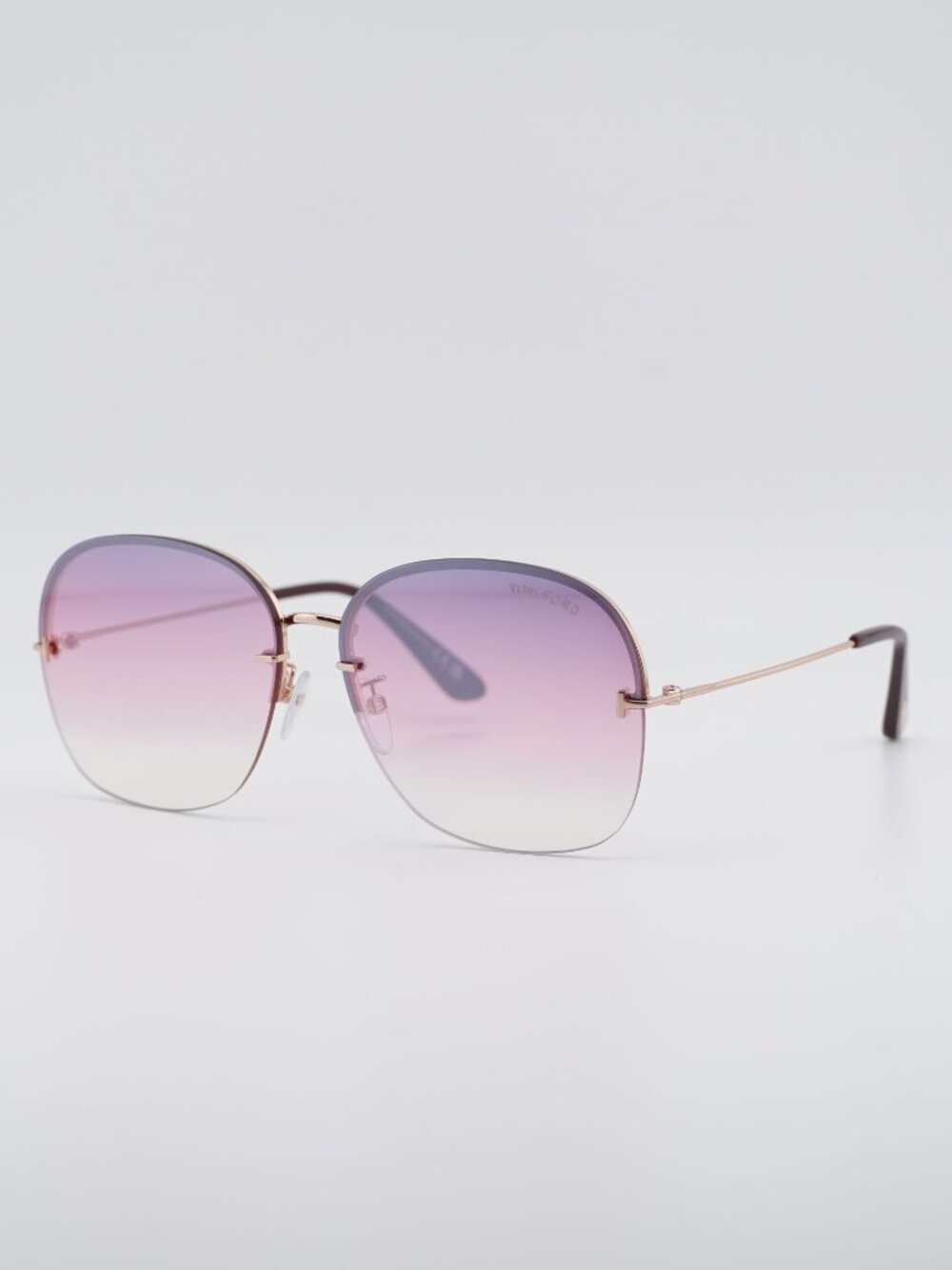 Tom Ford Lilliana-02 FT0794-H 28Z Sunglasses Shiny Gold Round Frame